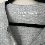 Mizzen+Main Womens Gray Herringbone Long Sleeve Henley Shirt Size M Size M Photo 2