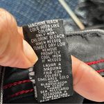 Missguided  | Black Studded Asymmetric Hem High Waist Distressed Denim Skirt Sz 8 Photo 6