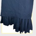 Designer Boutique Asymmetrical‎ Navy Dress Blue Size M Photo 4