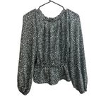 Universal Threads Universal Thread Women's Black & White Speckled Loose Top Photo 2