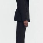 ZARA  DINNER TOXEDO Blazer Jacket w/ Velvet Lapel Collar Long Sleeves Black NEW Photo 8