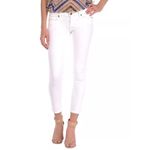 Paige Women's 29 Kylie Crop Jeans White Preppy Coastal Neutral Summer Casual Photo 0