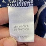 Seraphine Navy & White Striped MATERNITY Scoop neck bodycon Midi Dress Size 6 Blue Size L Photo 10