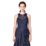 Rebecca Taylor NWT Aly silk blue lace ruffle dress Photo 7