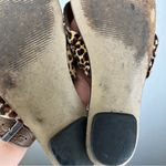 J.Crew  |‎ Size 8 Cross Strap Brown and Black Leopard Print Sandals Photo 4