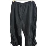 Bryn Walker Side-Ruched Pant Plus Size 3X Memory Crunch Black New USA Photo 2