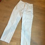 Hudson Jeans  Zoeey Pintuck Straight Leg cropped white Photo 5