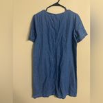 Blair Vintage 90's Jean Denim Dress Embroidered Lady Bugs Size Small- Large Teacher Photo 1