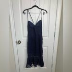 Likely  Revolve navy blue lace crochet darby cocktail dress size 4 wedding‎ guest Photo 4