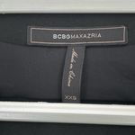 BCBGMAXAZRIA  Women's Black V-neck Sleeveless Draped Open Back Romper Size XXS‎ Photo 8