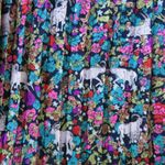 J.Crew NWT Pleated Midi in Navy True Teal Grazing Goats Shirt Dress 10 Photo 5