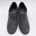 Aerosoles  Role Player Faux Suede Booties Womens Size 9 Grey Heelrest Memory Foam Photo 2