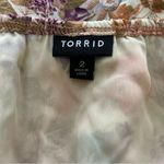 Torrid Georgette Eyelet Smocked Waist Puff Sleeve Top - 2X Photo 2