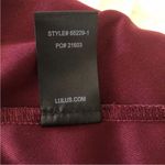 Lulus Here's to Us Burgundy High Photo 4