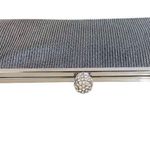 Nina  Women's Pleated Metallic Frame Clutch
Evening Clutch Shoulder purse Photo 2