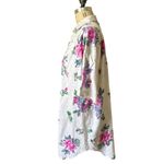 Laura Ashley Vintage  Oversized Floral Buttondown Shirt Size Large Photo 2
