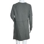 Athleta  Dress Womens XS Gray Studio Cinch‎ Sweatshirt Basic Neutral Minimalist Photo 2