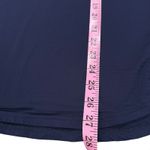 Bette & Court Womens XXL Navy Blue Quarter Zip Long Sleeve Golf Tennis Polo Photo 3