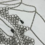 Silver Chunky Chain Belt Draped Beaded Y2K Festival Hook Closure One Size (OS) ✨ Photo 3