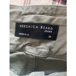 Veronica Beard  Womens 26 Green Giselle Skinny Flare Denim Jeans Flare Photo 5