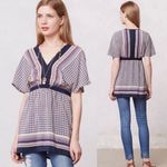 Anthropologie ‎ Meadow Rue silk tunic top mini dress women size small Photo 1
