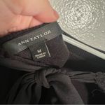 Ann Taylor Sweater Blouse Black Light Pink M Photo 9