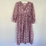 Daughters of India Kyra Midi Dress Floral Musk Sz M Pink Size M Photo 2