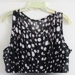 Rickie Freeman Teri Jon Black Polk Dot Dress Size 16 Photo 1