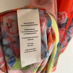 Alice + Olivia x Lola Schnabel Orly Handkerchief Maxi Dress Size 2 Watercolor Photo 9