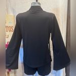 Apt. 9  Women’s Elegant Bow Tie Mock Neck Bell Long Sleeve Blouse size M Photo 4