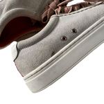 ZARA  Women Metallic Glitter Silver Lace Up Fashion Sneakers Size‎ EU 39 US 8 Photo 7