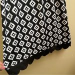 Mud Pie  Mini Halter Dress With back bow Tie black & white Size Medium Photo 3