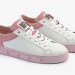 Matchboots ‘Rose Passion’ white leather pink suede lace up sneaker size 5 Photo 9