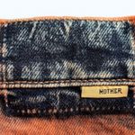 MOTHER Denim MOTHER Superior Swooner Distressed Hem A-Line Denim Acid Wash Skirt, Women’s 24 Photo 9