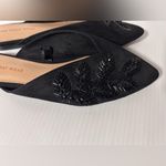 Who What Wear black beaded pointy toe slide mules shoes women size 7 1/2 Photo 4