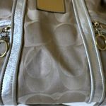 Coach  Poppy Signature Spotlight Gold Tote Shopper Shoulder Bag Tote Photo 3