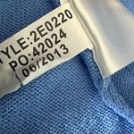 Vineyard Vines  Sweater knit‎ Top Blue Women Size M Embroidered Scroll  Preppy Photo 14