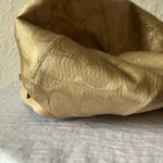 Coach : Kristin Signature Gold Patterned Cap- M/L Photo 8