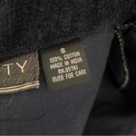 New Identity Navy Blue Cotton Embroidery Floral Jacket Crop size small Photo 5