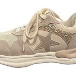 Vintage Havana Women's Nude Run Glitter Star/Tan Sneakers Shoes Casual Size 8 Photo 0