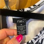 Rue 21  Black/White Aztec Print Dress Size M Photo 2