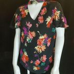 Maeve Anthropologie  Bella Choker Floral Top (S) Photo 0