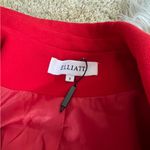 Elliatt  Vibrant Red Long Coat Double breasted gold buttons NWOT quiet luxury Photo 10