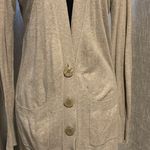 Rubbish Beige/Tan Long Sleeve Button Cardigan Size M Photo 3