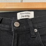 Reformation Black High Rise Skinny Jeans Distressed Womens 23 Denim Casual Fall Photo 5