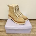 Madden Girl  Carraf Hiker Boot Faux Fur Sand Beige Size 9 BRAND NEW Photo 3