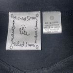 Michael Simon Lite Black Floral Embroidery Cotton Long Sleeve Cardigan Size 1X Photo 3