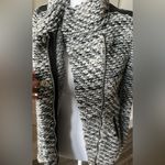 IRO josefina Black and White wool blend high Neck knitted jacket Photo 4