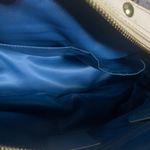 Coach  RARE Heritage Large  Domed
Satchel Denim Signature Leather Bag Photo 10