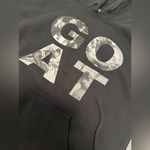 Gildan Serena Williams Black GOAT hoodie. Medium. Grand Slam Titles. Drawstring pocket Photo 6